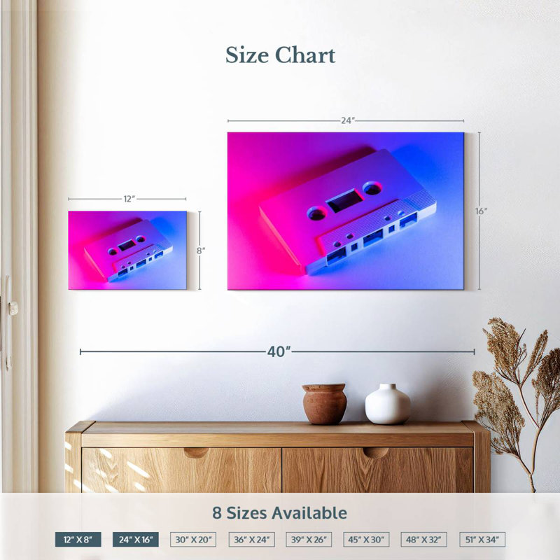 Abarca Neon Color Cassette Tape