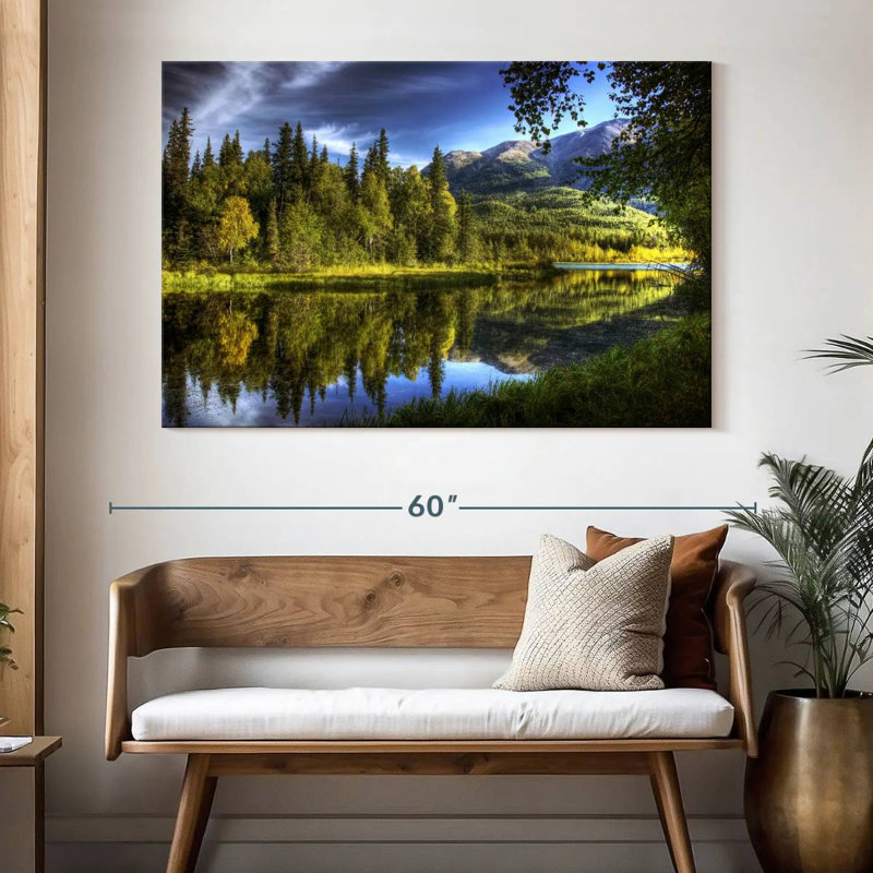 Alvord Kenai River, H 34 po x l 51 po