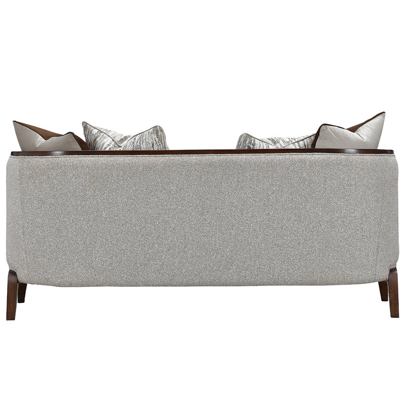Houston Loveseat - Pebble/Walnut