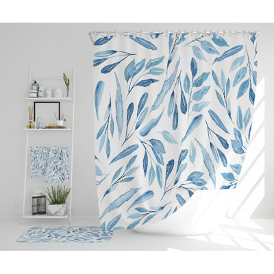 Navie Polyester Shower Curtain Set