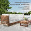 HDPE & Rattan Armless Single Sofa