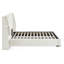 Structure de lit plateforme avec rangement moderne, tête de lit tapissier avec bibliothèques latérales et tiroir, matelas exclu-133238164-133238159