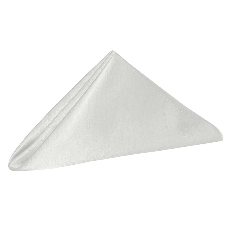 Ensemble de serviettes 60 pièces, Blanc, 17 po x 17 po