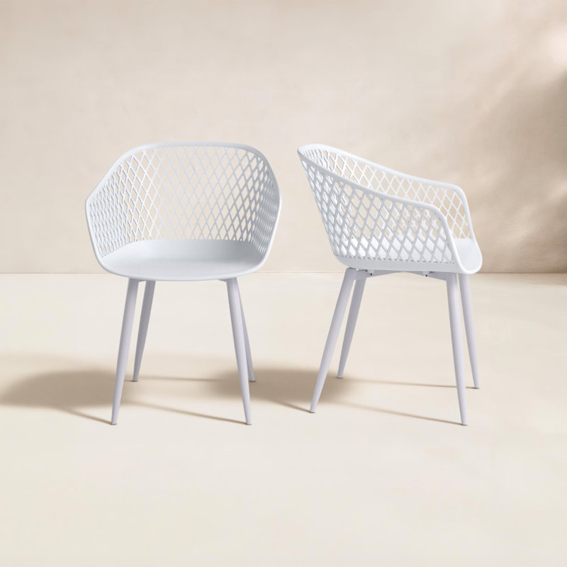 Chaise de patio Newark, Blanc