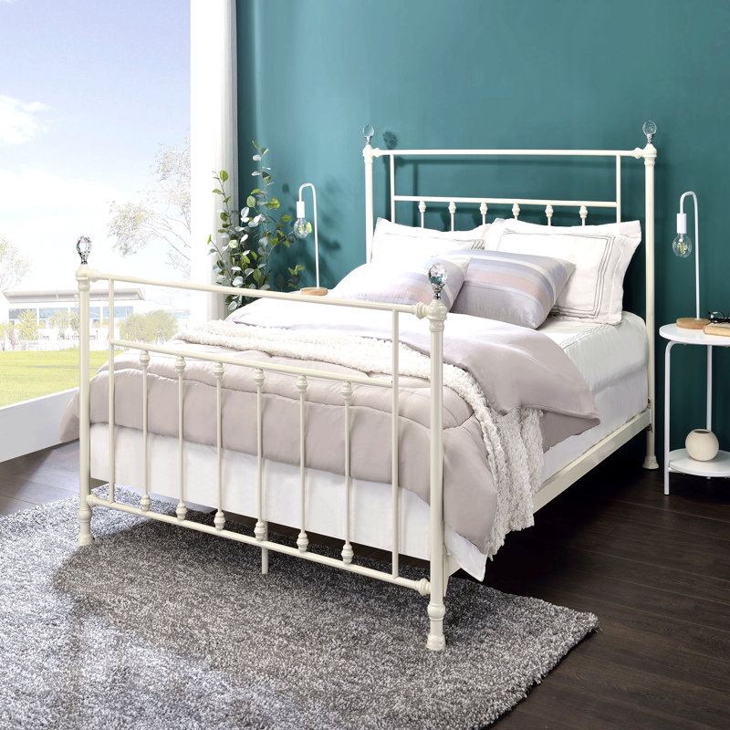 Comet White Finish  Bed