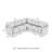Modular 4-Seater Sectional, Living Room Furniture-640522103