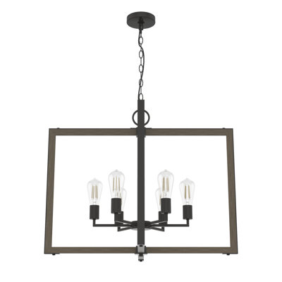 Woodburn 6 Light 30 Inch Pendant Ceiling Light Fixture