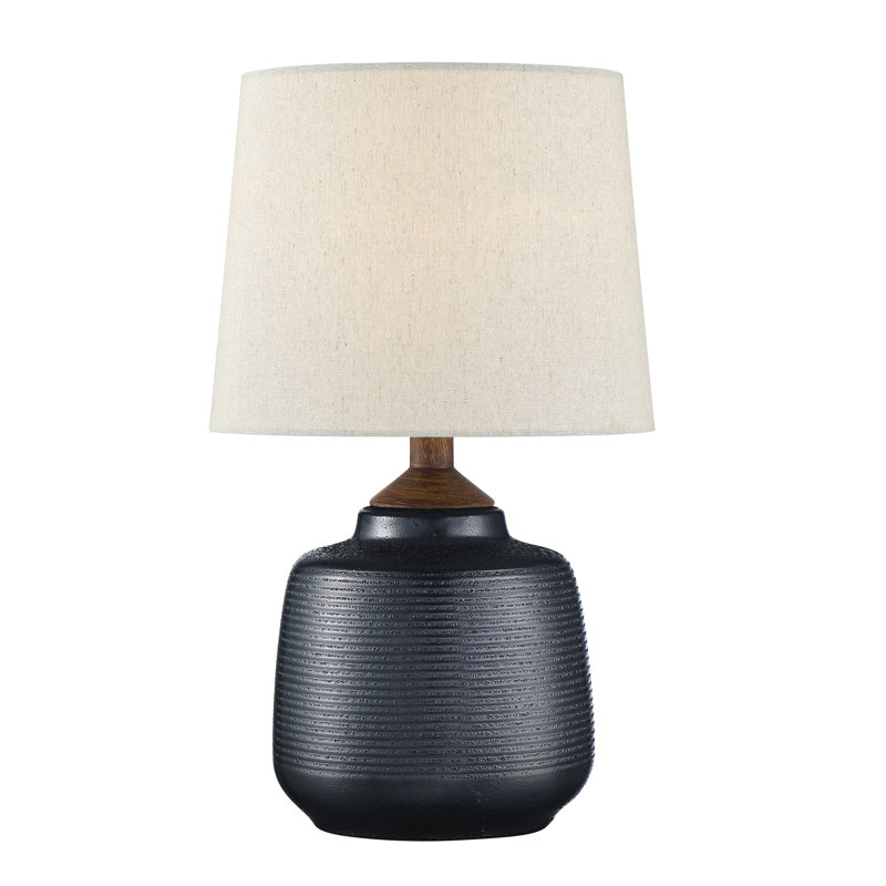 Normant Ceramic Table Lamp, Aged Bronze