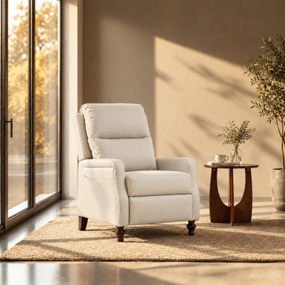 Fauteuil inclinable confortable en cuir PU