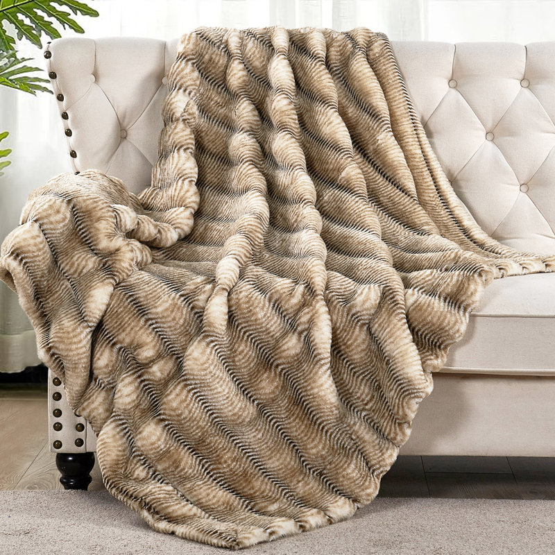 Throw Blanket, Brown