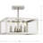 Galil Glass Semi Flush Mount-615633751
