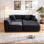 Canapé modulaire de 105 po, canapé désossé, canapé compressé, housse de canapé amovible et lavable, remplaçable, revêtement en tissu tissé texturé moderne, conception convertible en forme de L pour le salon-622075917-622075913-622075915
