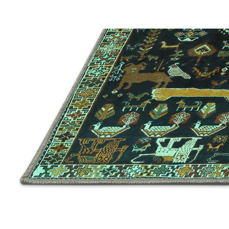 Mucciolo Performance Animal Print Indoor Rug, Rectangle 8' x 12'