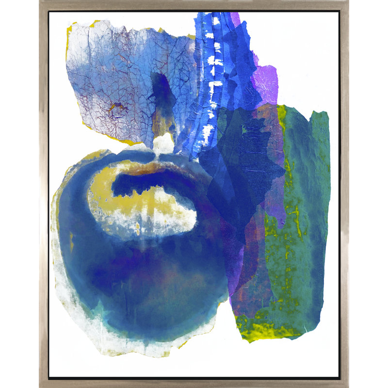 Worlds part - peinture à cadre flottant sur toile