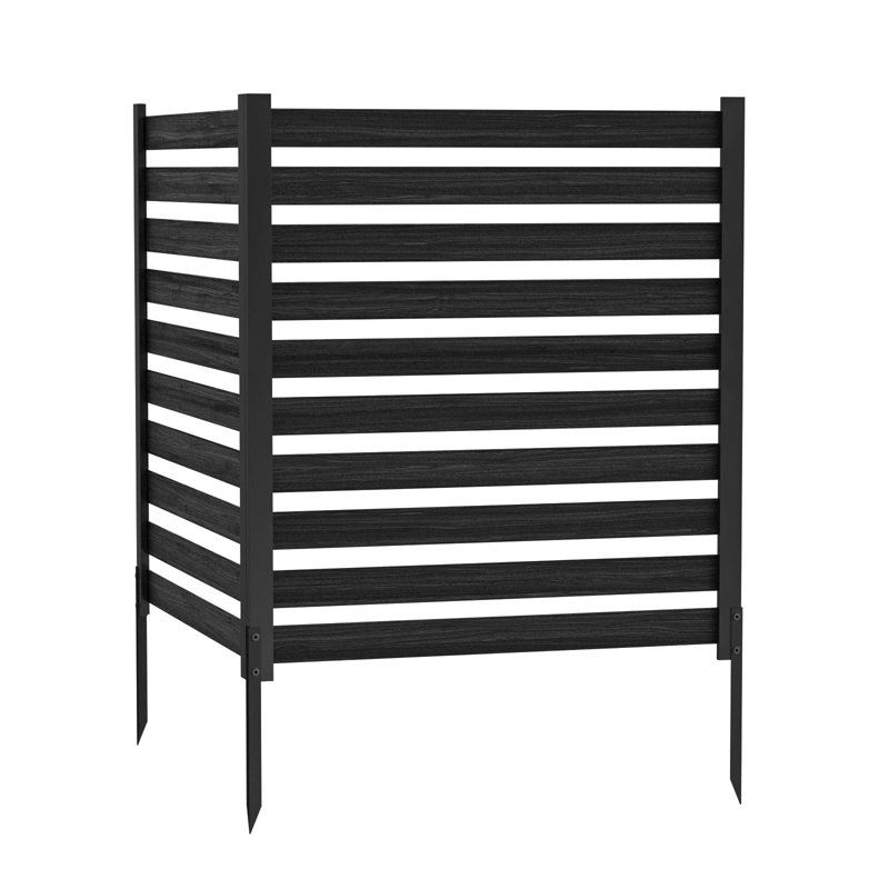 Écran de clôture d'intimité pour l'extérieur, Noir