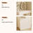 Makeup Vanity with Light mirror,5 drawers