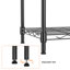 Étagère métallique à 5 niveaux de 45,7 cm (18 po) pour le rangement de la cuisine, du garde-manger, de la salle de bain, de la buanderie, du placard et des petits espaces.-46427012-48285984