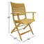 Chaise longue d'extérieur en bois Rafael 
