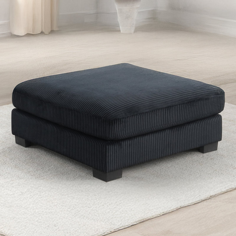 Repose-pieds modulaire Minsky - noir, Noir