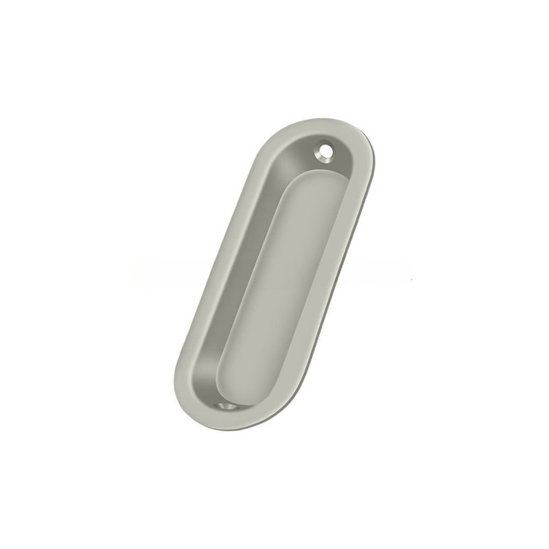 Poignée encastrée Deltana, Nickel brossé