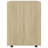 vidaXL Rolling Cabinet Drawer Unit Office Storage Organizer Engineered Wood-617957980