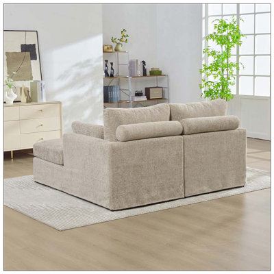 63.39" Wide Combination Sofa Bed With Cushions