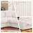99" W Modular Sectional Sofa 4-Piece Corduroy Deep Seat Couch With Corner & 35" Wide Cloud Movable Ottoman-2066536819