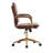 Dareece Leather Task Chair with Padded Arms-72061606