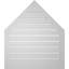 Peaked Top Surface Mount Signature Urethane Functional Gable Vent 8/12 Pitch, Primed Tan-122104563-122104560