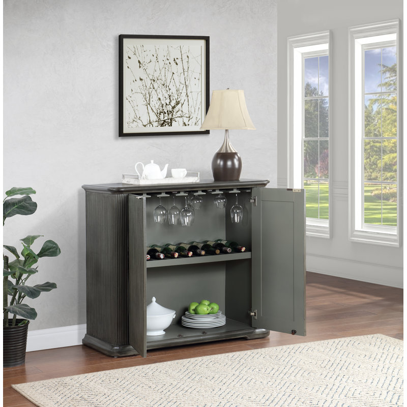 Akachi 42 " L Bar Cabinet