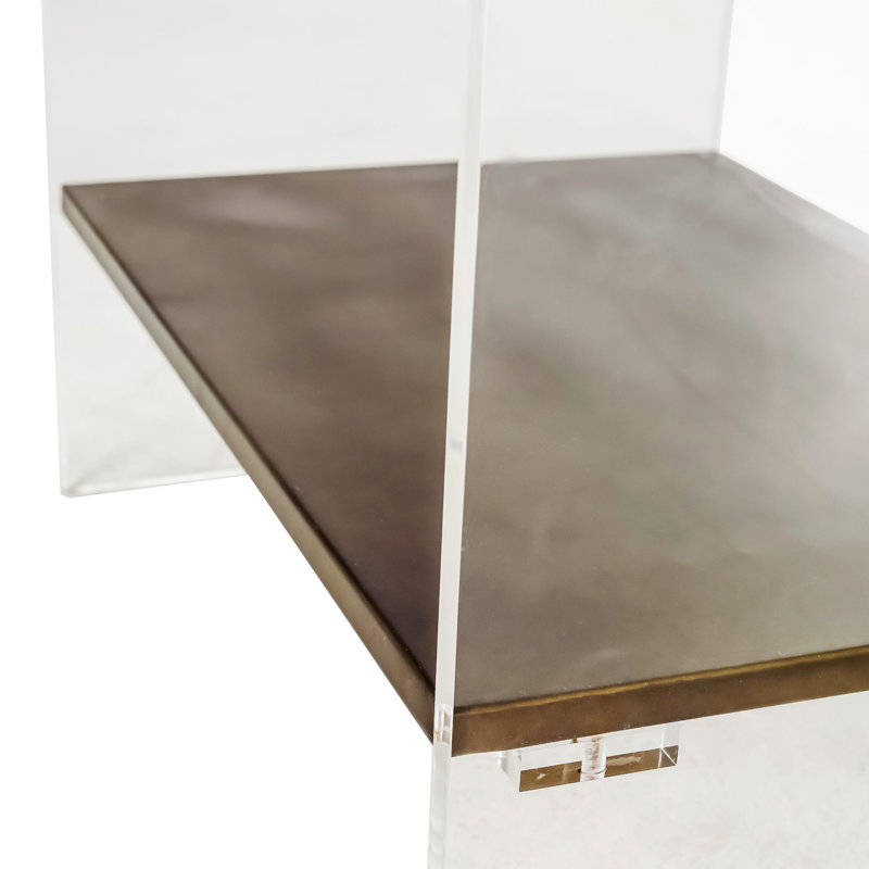 Sloan Lucite Waterfall End Table