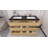 Santrice 59'' Double Bathroom Vanity with Acrylic Top-1584959668