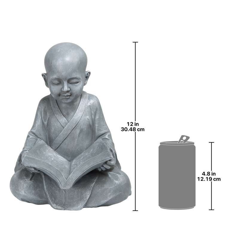 Baby Buddha Studying the Five Precepts Statue