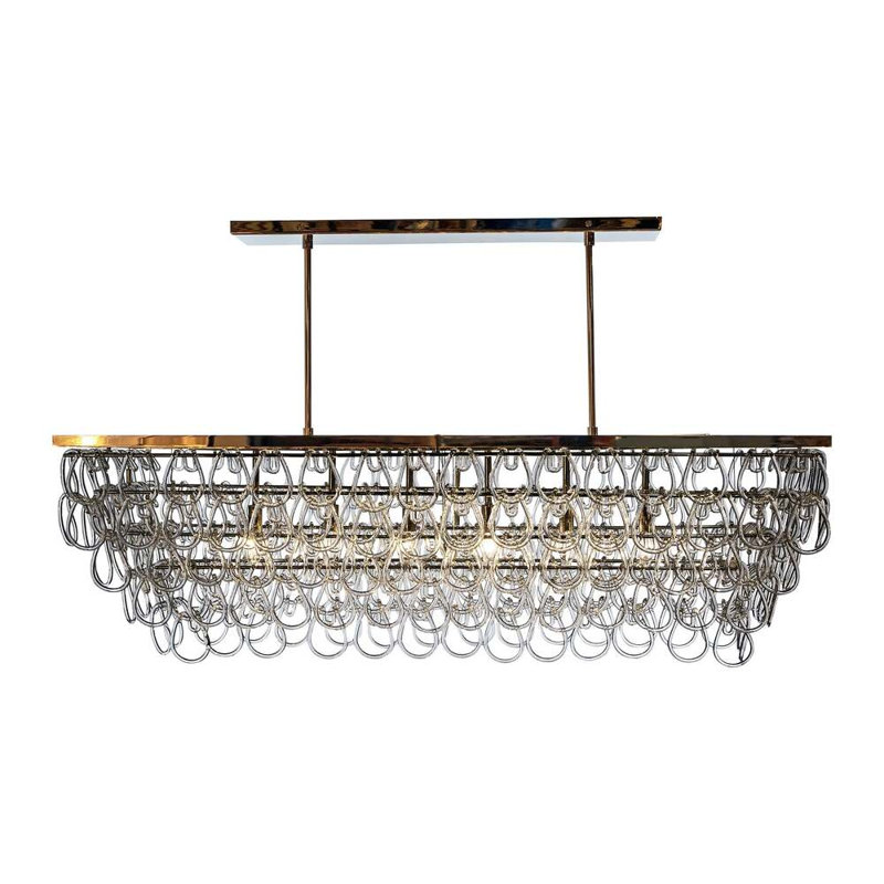 Tessa 6 - Light Pendant, Oil Rubbed Bronze, Amber