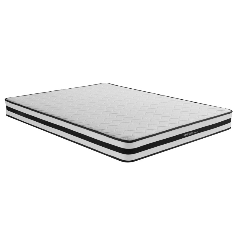 Orion Bonnell Coil System White Quilted Mattress Medium Firm, Double (4'6)
