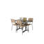 Devansh 4 - Person Patio Dining Set with Rectangular Table