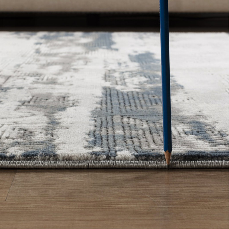 Gray Area Rug, Rectangle 7'10" x 10'6"