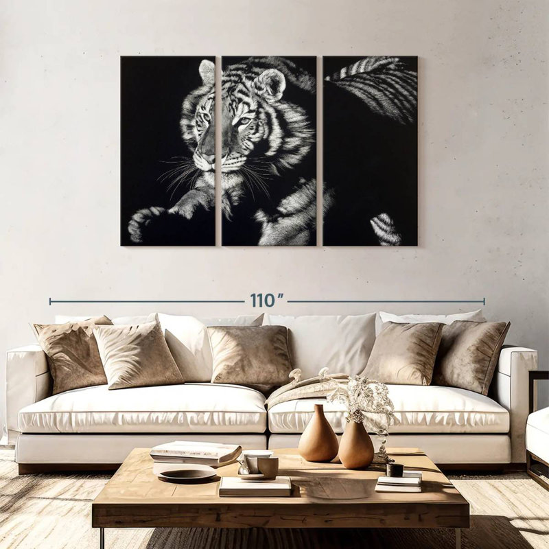 Brampt Eyes Burning Bright, 48" H x 74" W