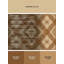 Tapis oriental traditionnel brun et beige lavable à la machine Pantelis-523695321