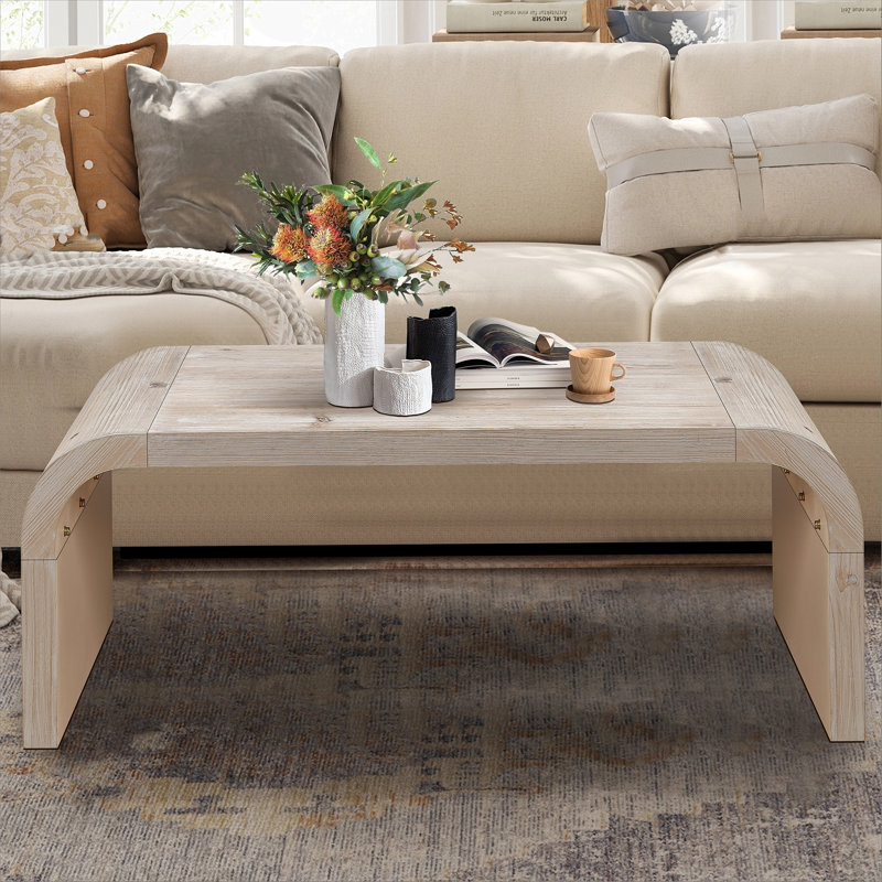 Table basse vintage Gerald, Naturel