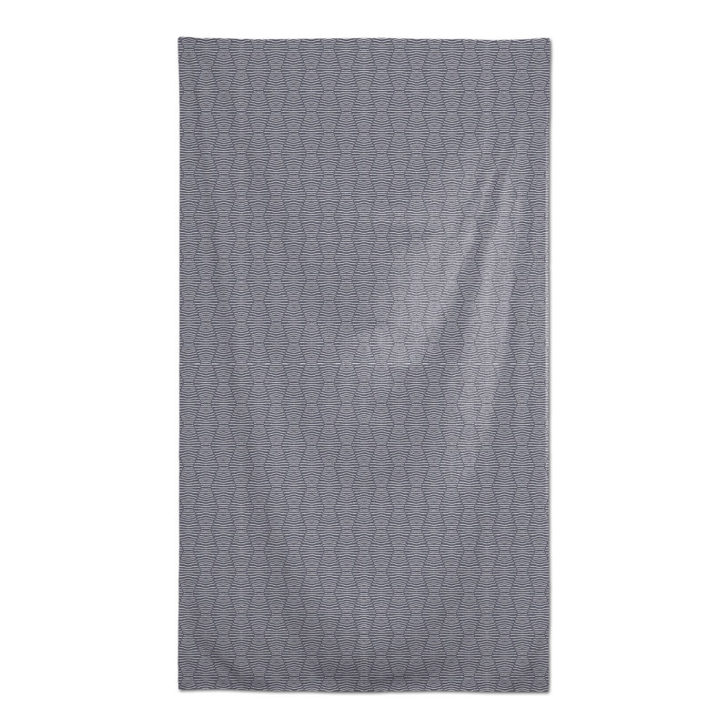 Nappe rectangulaire en polyester, Gris foncé