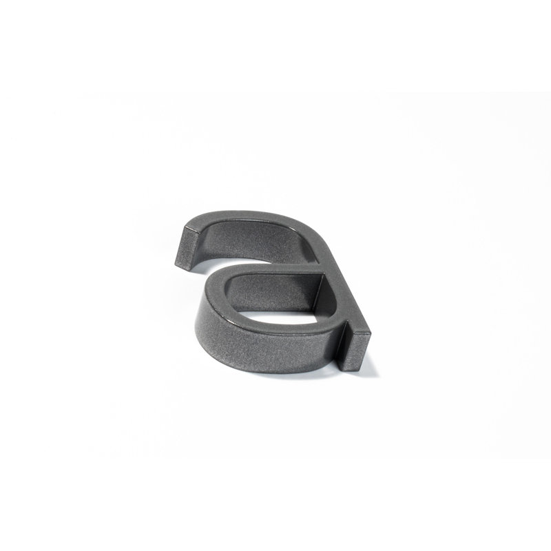 12cm H Stainless Steel House Letter, a