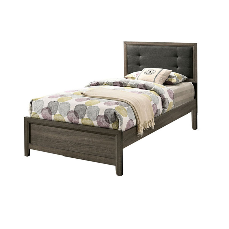 Kristen Upholstered Platform Bed, Twin
