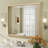 Amara Tempered Glass and Aluminum Alloy Framed French Cleat Mounted Wall Mirror-434510285-440482512