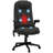 Polyester Blend Executive Chair with Headrest-124745835