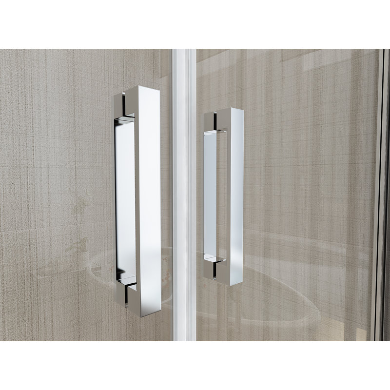 Gottholde 6 mm 4-Panel Sliding Shower Door for Recess, 143-148 cm, H 190 cm