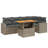 Vidaxl Garden Sofa Set Grey