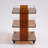 23.6" Modern 3-Tier Acrylic Bar Cart