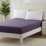  Soft Microfiber Fitted Sheets Moisture Wicking Fitted Bed Sheets Fits Up to 16" Deep Pocket