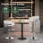 Anastacio Swivel Upholstered Adjustable Height Counter Stool with Metal Frame,Bar Stools with Footrest, Kitchen Island Chairs for Dining Room, Home Bar, Cafe-382065172-382065714